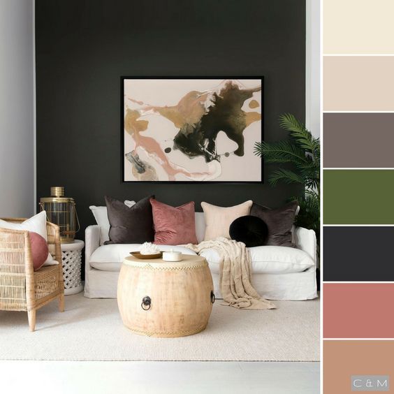 Combination of colors to paint rooms