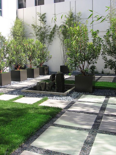 decoration of modern gardens