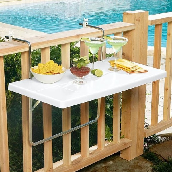 Accessory table for handrail