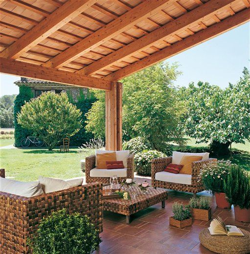 27 beautiful terrace designs with rustic touches