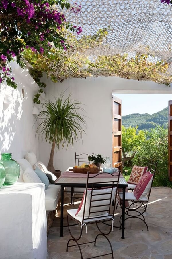 Mediterranean style terrace