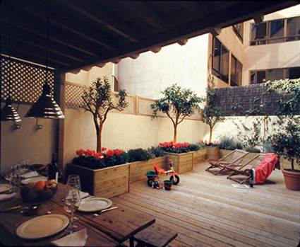 Indoor terrace