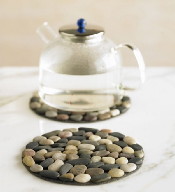 Nice and simple ideas for decorating with stones