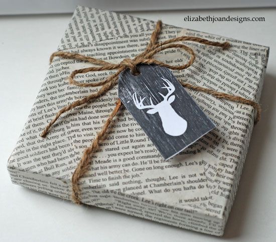 Gift-wrapping in an original way X