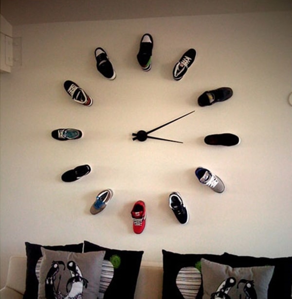 Watch made with slippers