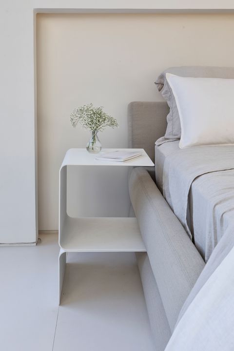 portable tray-style bedside table