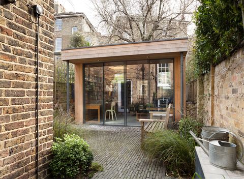 independent modern design studio in the garden