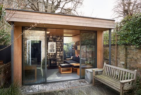 independent modern design studio in the garden