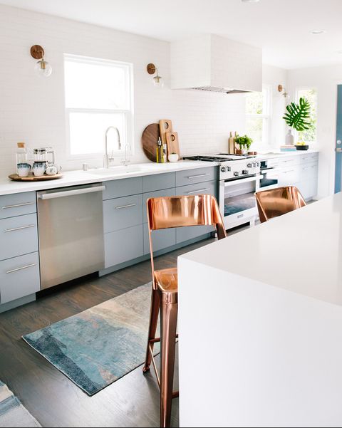 Open kitchen designed by Maple & Plum