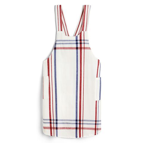 Printed cotton apron for safe cooking