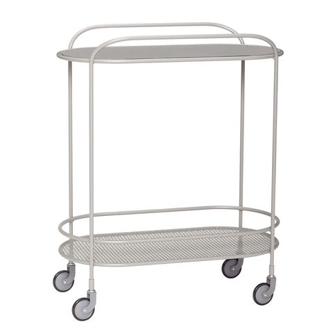 steel auxiliary cart with wheels