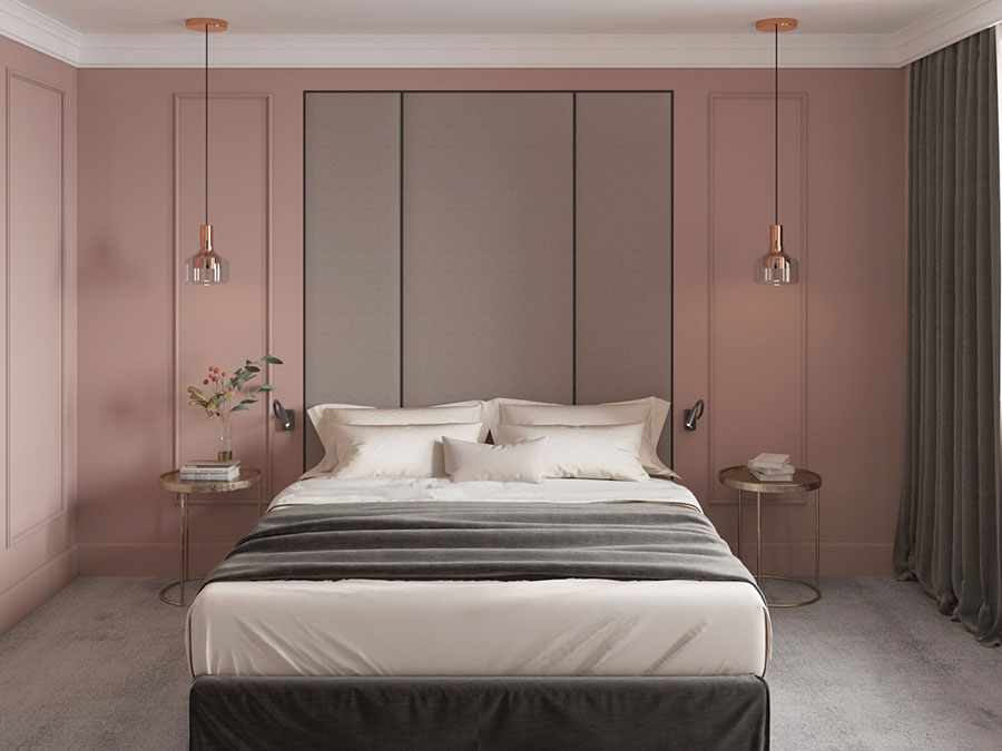 Ideas for decorating a pink bedroom n.05