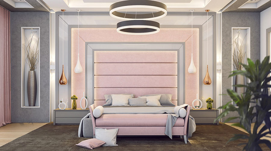 Ideas for decorating a pink bedroom n.09