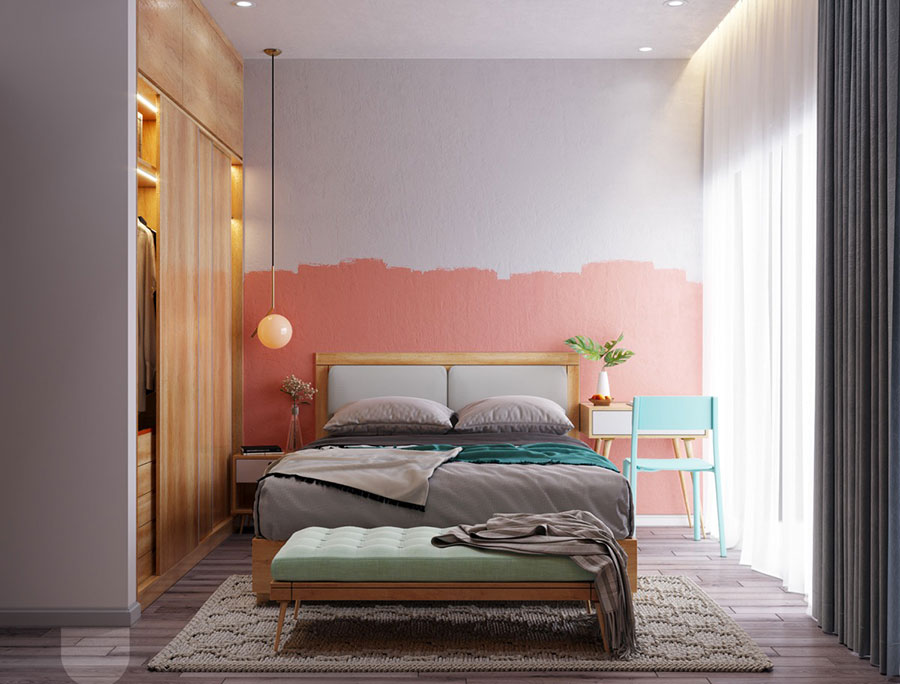 Ideas for decorating a pink bedroom # 16