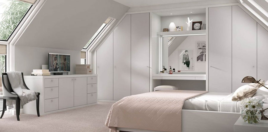 Pearl gray furniture for bedroom n.19