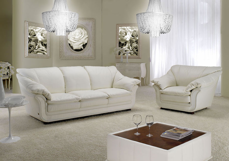 Ideas for decorating a classic white living room 03