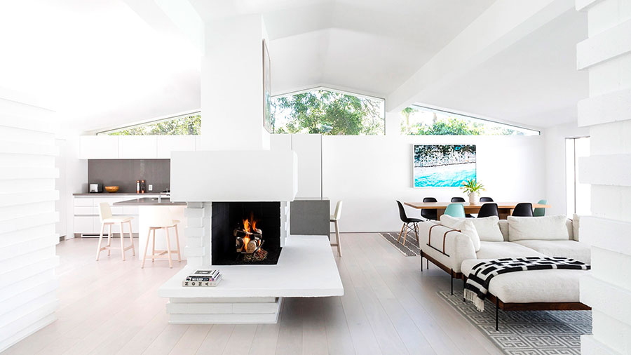 Ideas for decorating a modern white living room 01