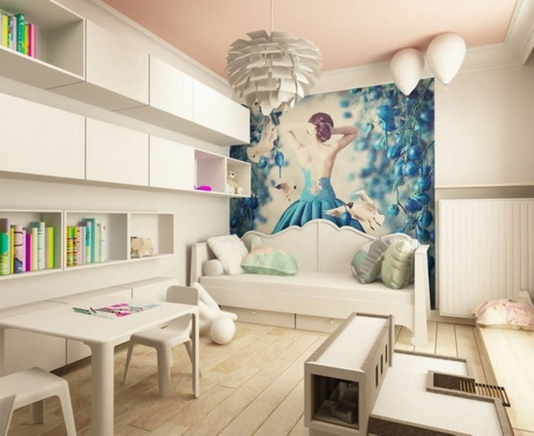 Kids bedroom with wall decorations n.27