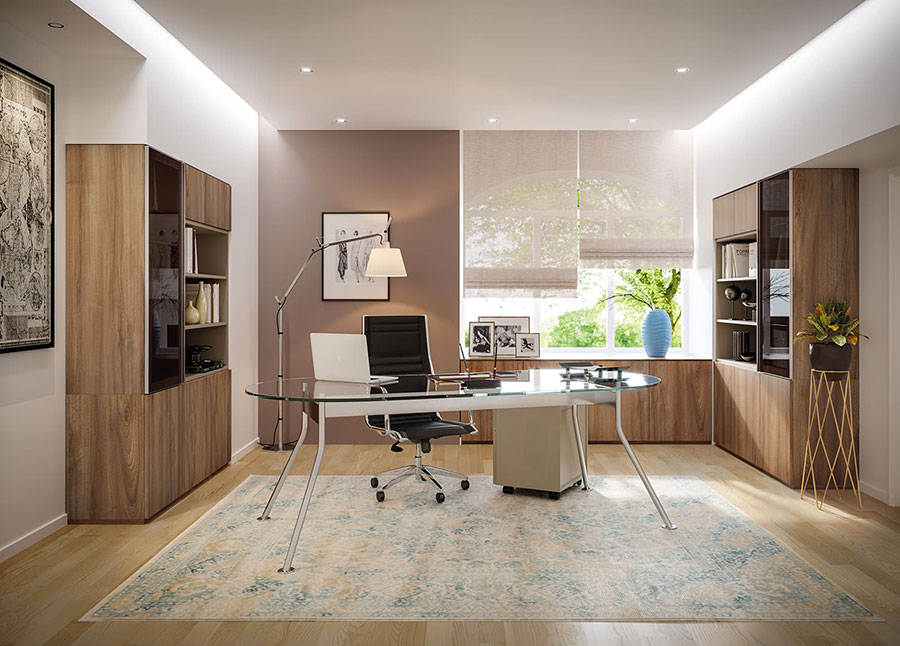 Ideas for furnishing a modern executive office n.04
