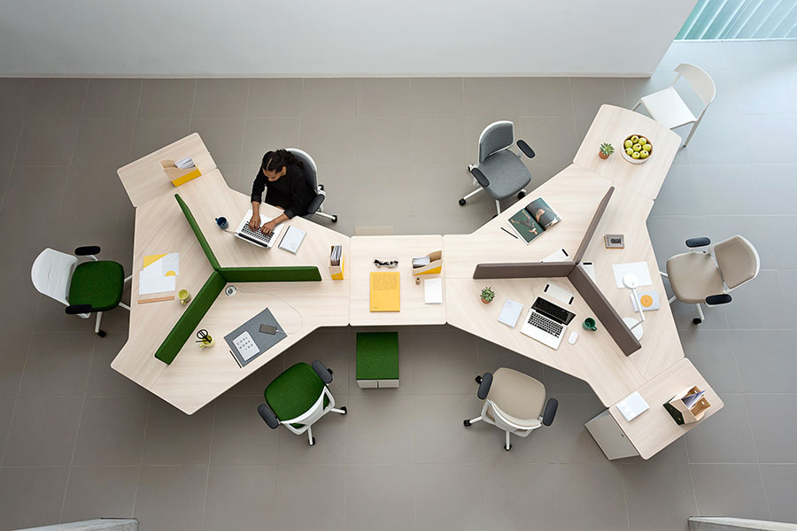 Ideas for furnishing a modern office n.16