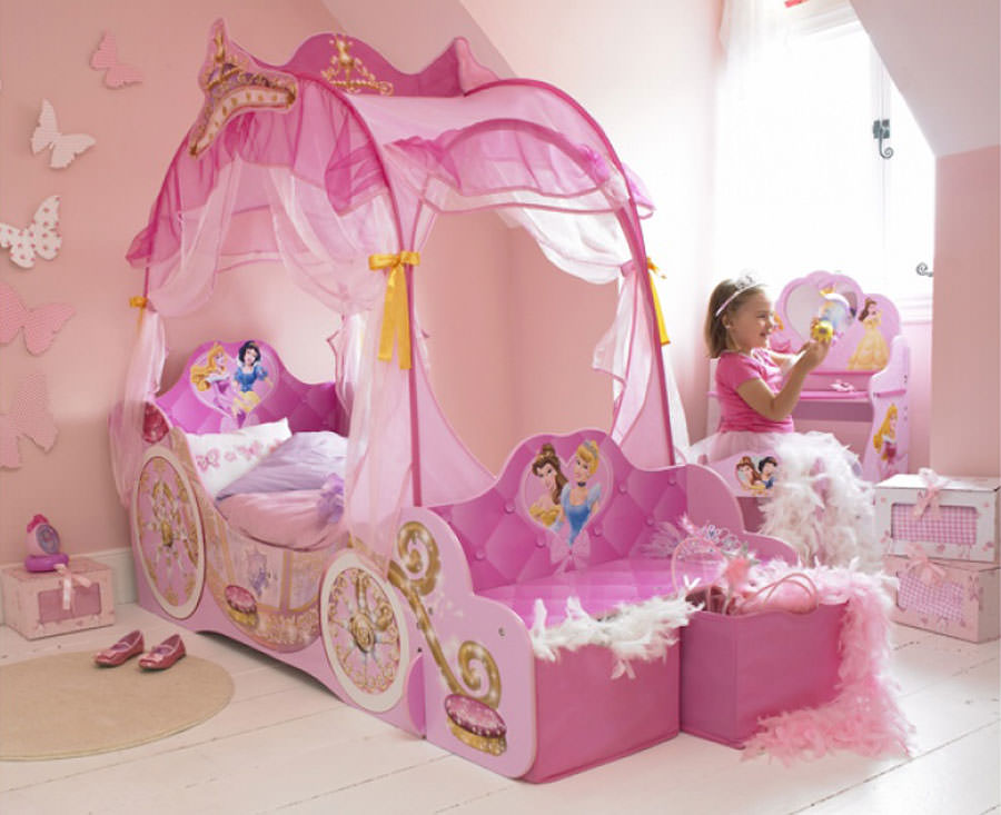 Disney princesses bedroom for children n.04