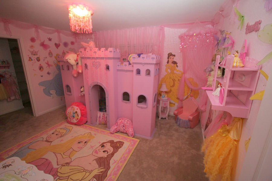 Disney princesses bedroom for children n.03