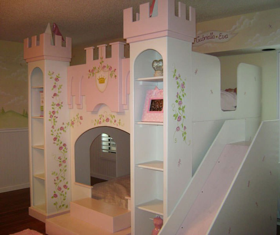 Disney princesses bedroom for children n.06