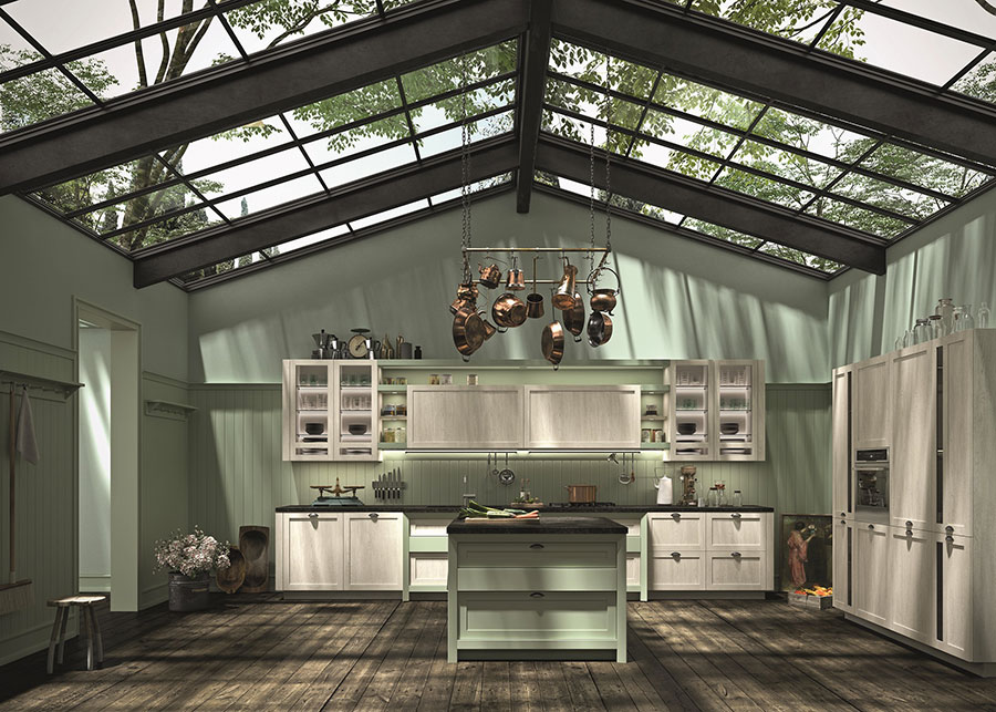Contemporary classic kitchen model n.07
