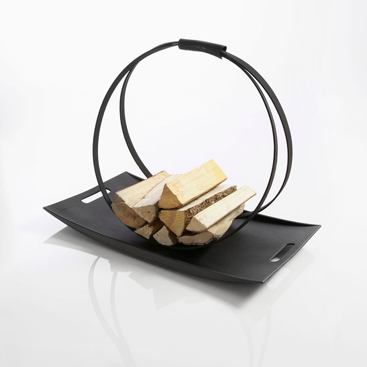 Indoor log holder model with modern design n.09