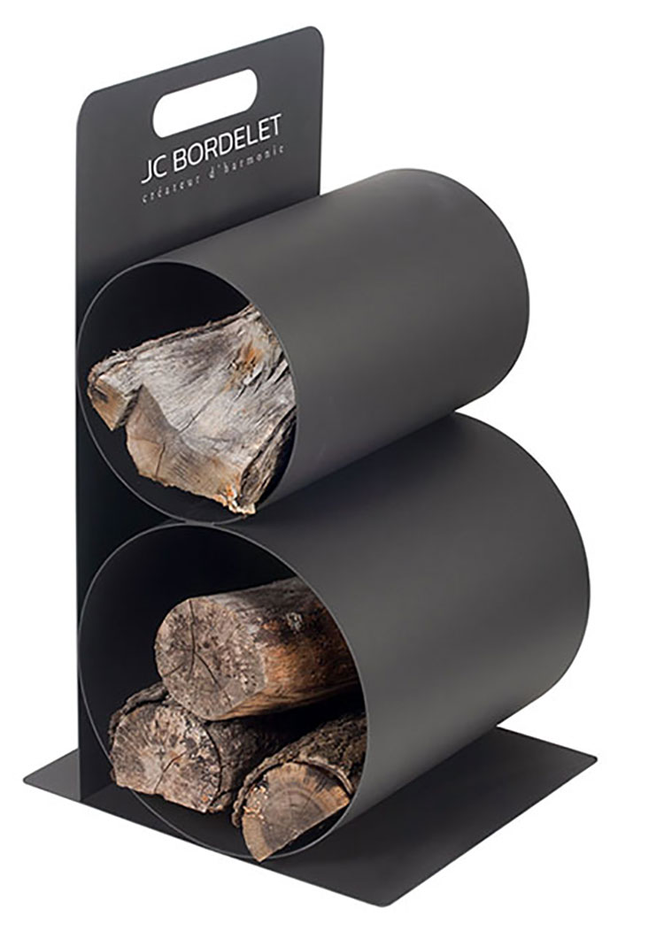 Indoor log holder model with modern design n.12
