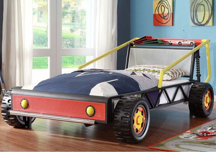 Children's bed in the shape of a car no.17