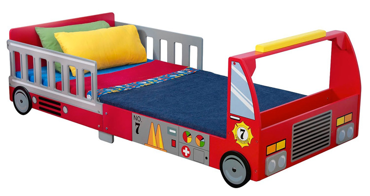 Bed in the shape of a fire truck # 53