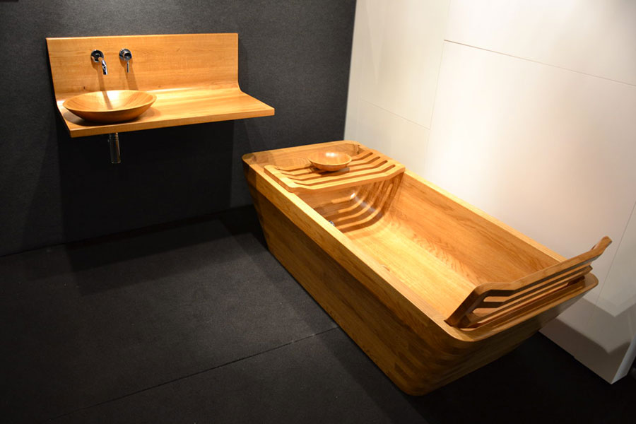 Wooden bathtub model Image n.03