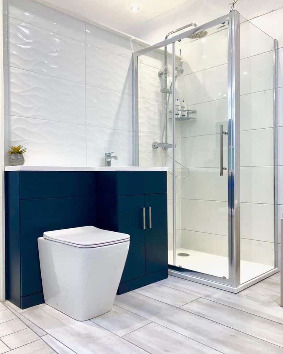 bathroom design trends 2021 blue