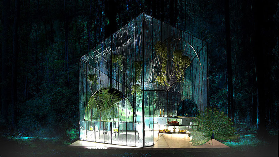 Glass Garden Greenhouse Model # 24
