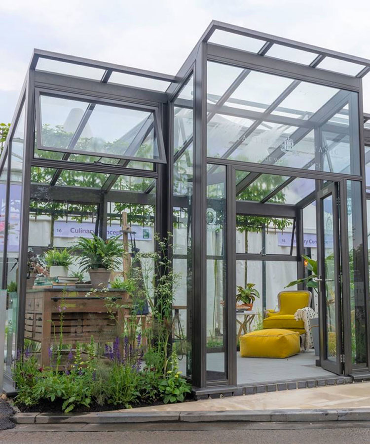 Glass garden greenhouse model # 25