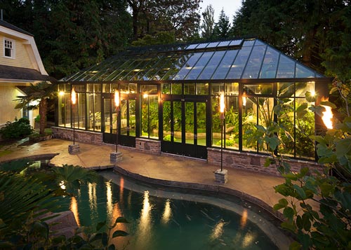Photo of the glass garden greenhouse # 14