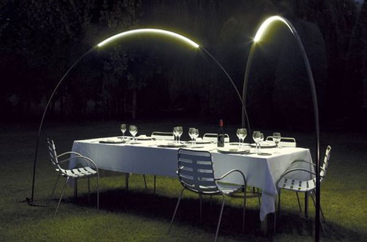 Modern garden lamps for outdoor