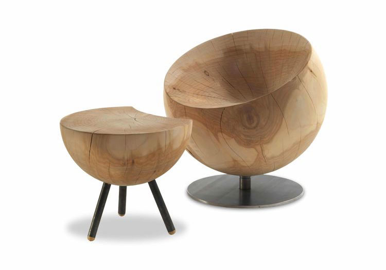 Globe armchair by Riva