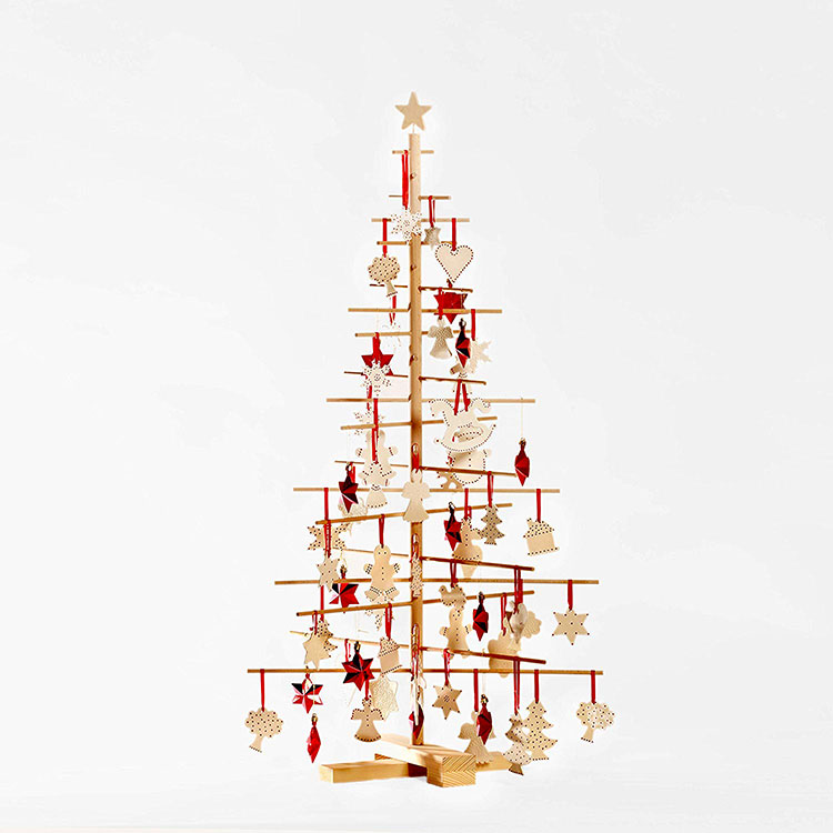 Modern Wooden Christmas Tree Model # 03