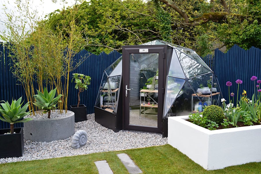 Glass garden greenhouse model # 22