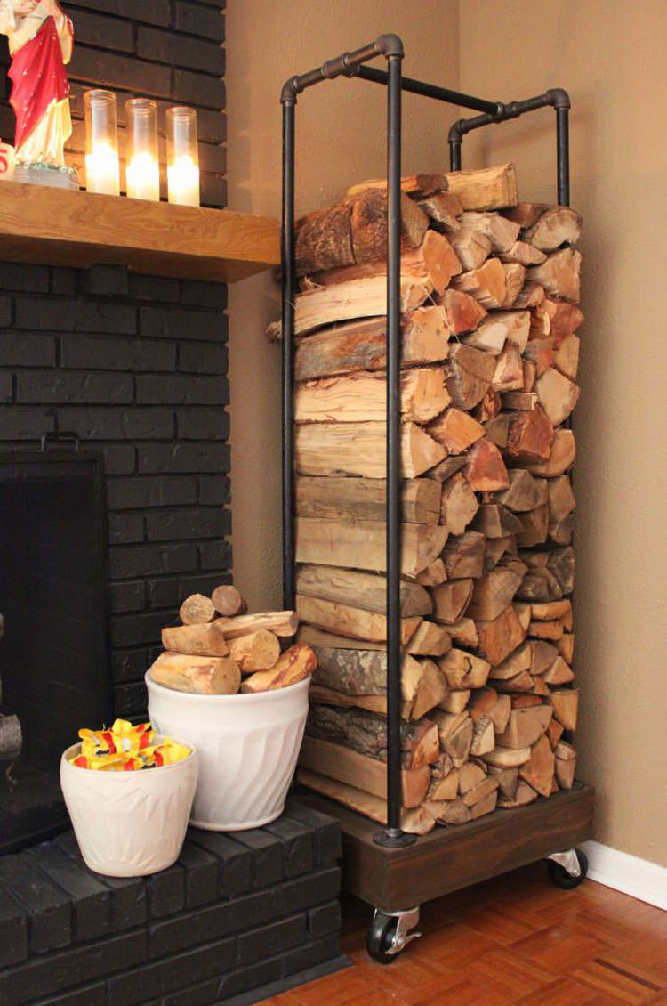 Ideas for indoor log holder n.01