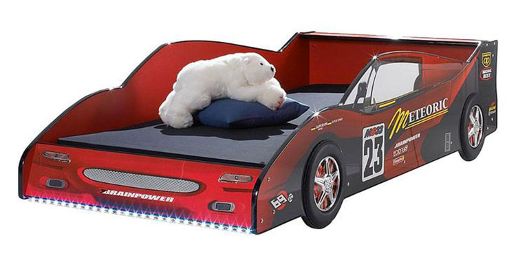 Children's bed in the shape of a car n.56