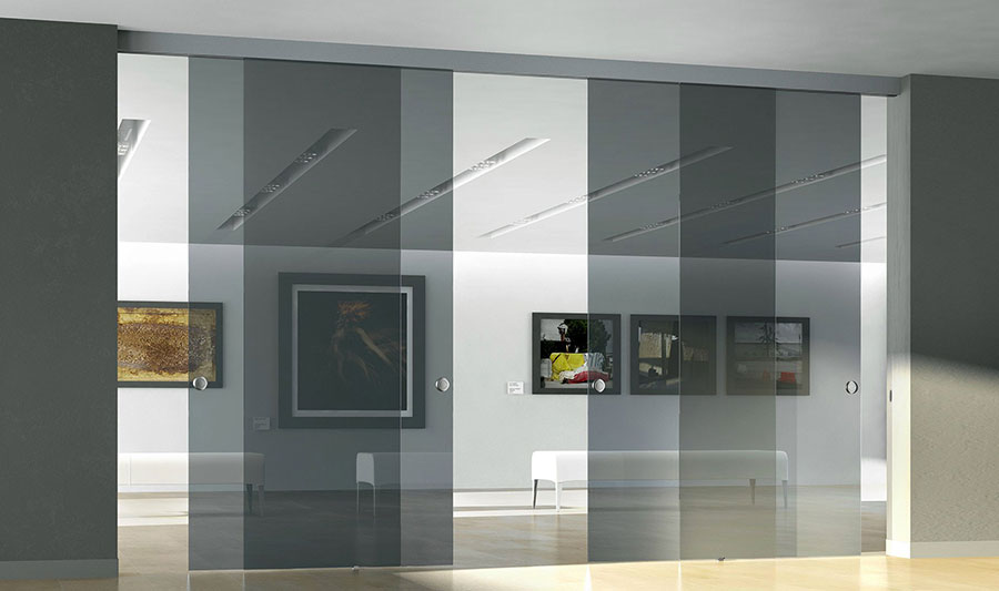 Sliding Glass Dividing Wall Model for Homes # 02