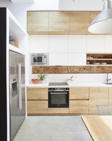 single-family house project by laiaubia studio wood paneled kitchen