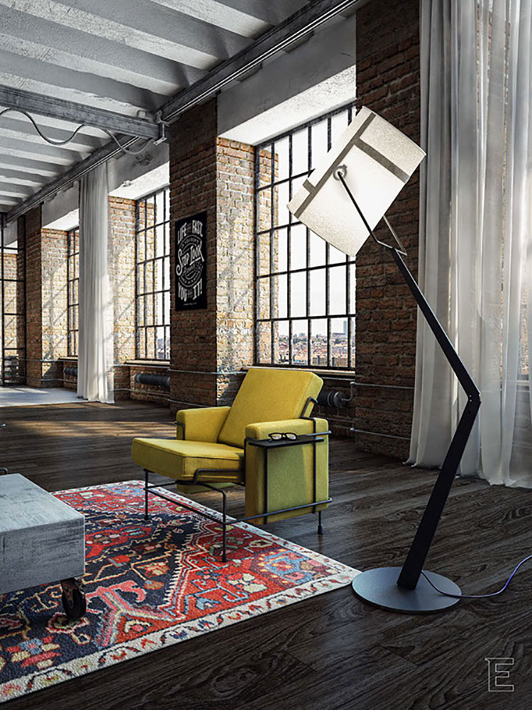Furniture ideas for an American style loft # 14