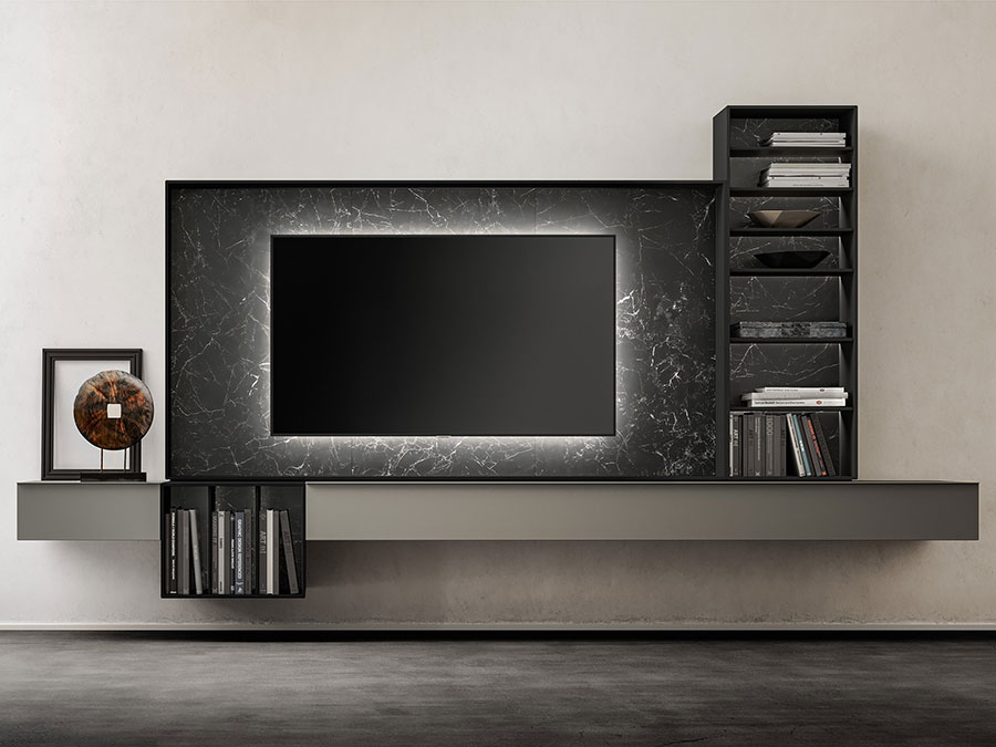 Design tv wall cabinet model n.01