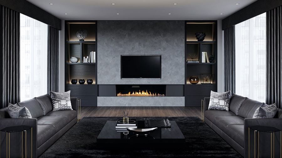 Ideas for furnishing a tv wall with an original design n.32