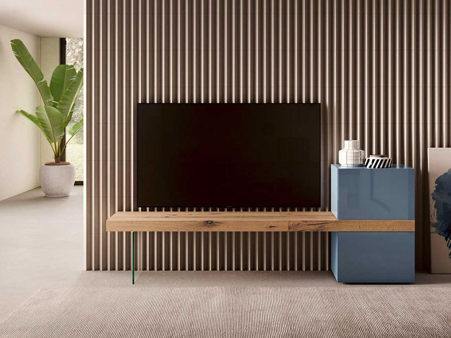 Minimal tv wall cabinet model n.06