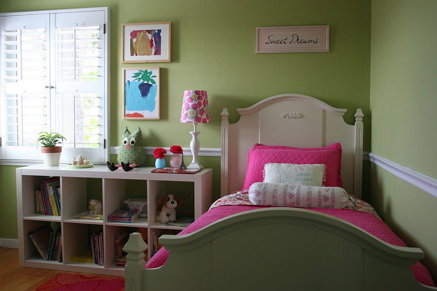 Bedroom in shades of green n.24